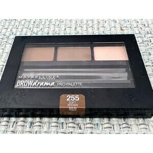 NEW Maybelline Brow Drama Pro Palette #255 SOFT BROWN Sealed
